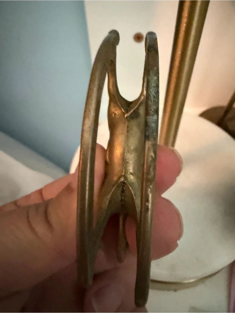 Brass Finish Rocking horse trinket